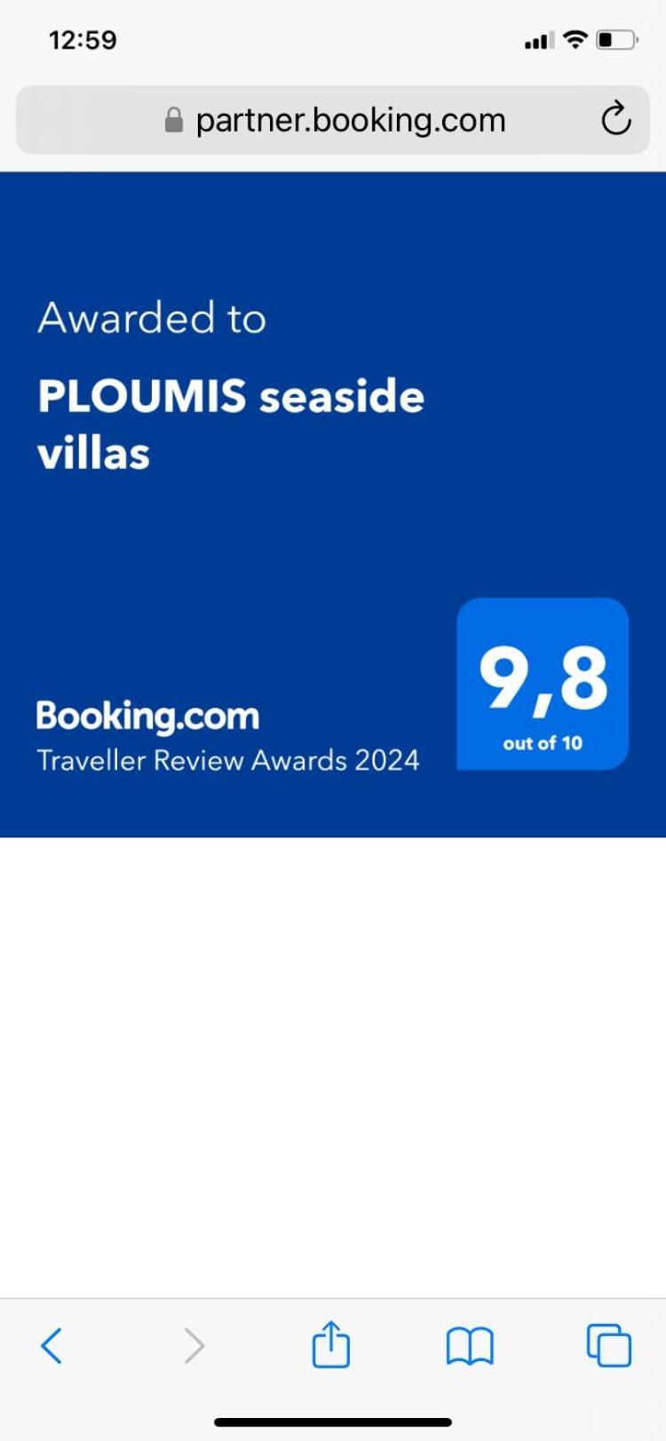 Ploumis Seaside Villas Stavros  Luaran gambar